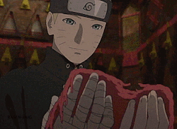 yourshippingqueenthings:  annalovesfiction:  “Thank you, I’ll cherish it”“Naruto-kun...” “What’s the matter?”“The clock.. it’s moving!”  #naruto the last #naruhina #gifs 