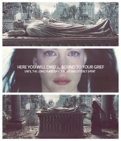 Bound for sorrow (Elrond’s words of warning to his daughter Arwen about her love for Aragorn in Lord of the Rings)