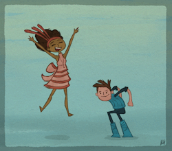 skyminslash:  kellygrahamart:  BROKEN AGE The soundtrack, the script and the glorious artwork! Lovin’ it. (Bada ba ba baaa)  The artwork and soundtrack is just, NYAH! It’s so good and has completely won me over. Not to give spoilers or anything, but