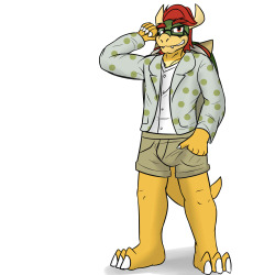 Nerd Bowser cause I really like the tacky suit outfit.