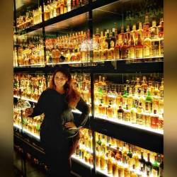 londonandrews:  Checking out the world’s largest collection of Whiskey at “The Scotch Whiskey Experience” … They have some of those most unique pieces as well, including a scotch whiskey chess set. (at The Scotch Whisky Experience)