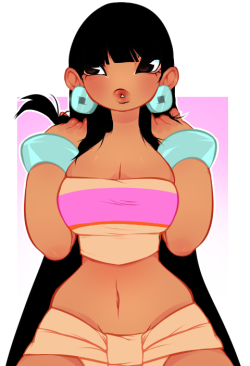  Really old piece of my wife Chel from El Dorado from January that I still like— _(:з」∠)_ 