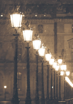 totesyourmate:  The Quiet City: Winter in Paris - GIF 