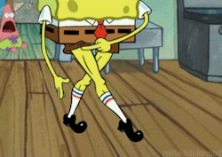 ugly-diamonds:  frolic-with-me-lovely:  damn, those are some fine ass legs spongebob.  omg who the fuck photoshopped patrick into the background 