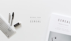 via www.readcereal.comWork for Cereal