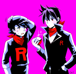 kipam:  [ Satoshi , Red ] Team Rocket 