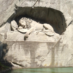 infected:  The Lion Monument, Switzerland (by ging3r3)