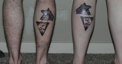 fuckyeahtattoos:  Both were done by Justin in Boise, Idaho at Resurrected Tattoo