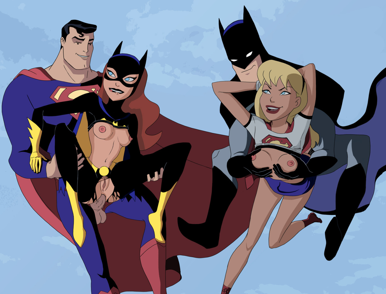 Batman supergirl and batgirl porn