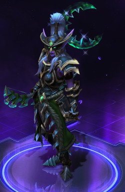 hero-of-the-storm:  Alternative Skins  Tyrande Whisperwind - WarcraftWarden Tyrande “ Ever since they were children, Tyrande had known her fate was bound to that of Malfurion’s. Now, she would serve as his warden, and for his betrayal the sentence