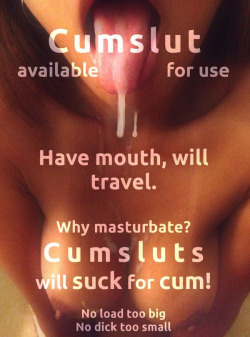 redheadsissyslut:  trainingforsissies:You NEED to be trained SISSY! Have cum will travel!