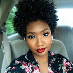 naturalhair:  What a beauty! (Previously blogged by luvyourmane)