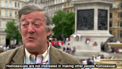 sharkheadedwitch:  misshorrorshow-of-midgard:  Ladies, gents and non-binaries: Stephen Fry, man who possesses the most common sense of any human on earth.  Yes thank you 