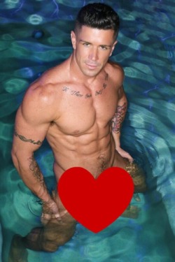CLICK THIS TEXT to see the NSFW original of Trenton Ducati and his flotation device.
