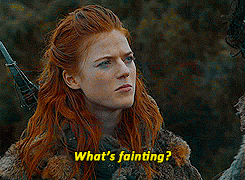 bored-no-more:  Explaining Fainting to Ygritte ! Game of thrones Photo Recap«  I love Ygritte