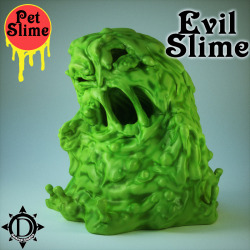 Pet Slime: Evil Slime Deep in the Dungeons of fantasy land you are on your way to save the fairy princess when suddenly an Evil Slime appears. Do you run? No? The evil oozing slime mass moves towards you&hellip; What do you do?! Evil Slime is a rigged