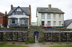 swingsetindecember:  starry-eyed-wolfchild:  A town known as the “town of books”, Hay-on-Wye is located on the Welsh / English border in the United Kingdom and is a bibliophile’s sanctuary.  what happens to those books when it rains? 