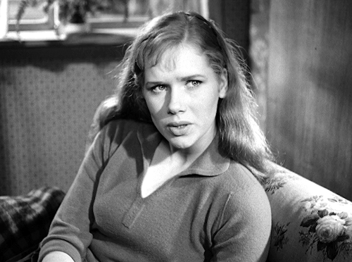 polaroidbowie:Liv Ullmann in The Wayward Girl (1957) dir. Edith Carlmar