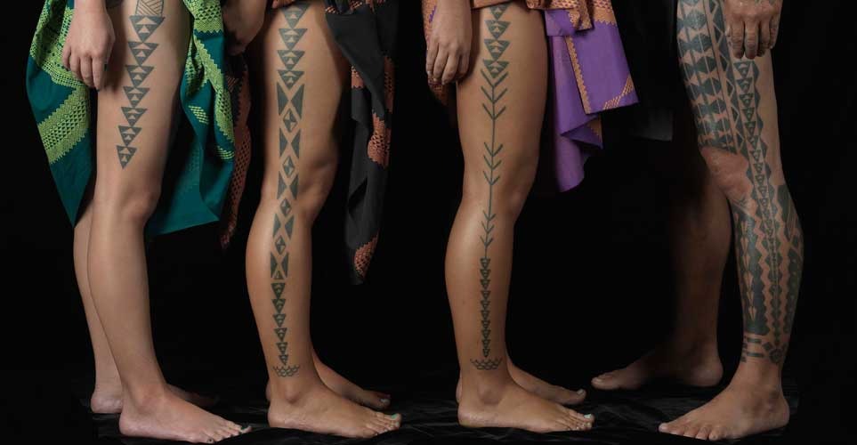 Hawaiian tattooed beauty