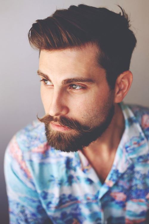 Men with facial hair beard styles