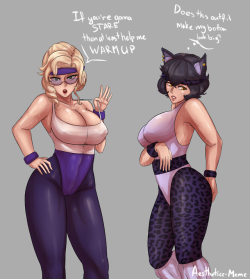 PHY-SI-CALy’all thought I wouldn’t put the MILFs in workout clothes??btw watched the music video for the song recently and I DO NOT remember it being like that&hellip;HDs over at the serverino