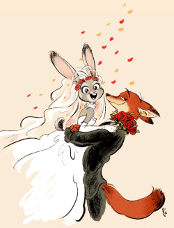 fudge-the-otter:milsae:Before watching Zootopia: I wish they get marriedAfter watching Zootopia: I wish they get married (Don’t panic, I’ve watched Zootopia - the release date in Korea was February 17 - it was more than I expected!)!!!Ahhhh Korea