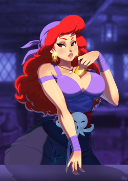 tovio-rogers:captain syrup from wario land drawn up for patreon. uncensored versions and psd file available there soon.  &lt; |D’‘‘‘