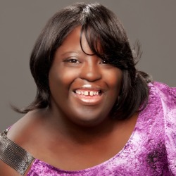 girljanitor:  disabledpeoplearesexy:  DeOndra Dixon was the 2011 Ambassador for the Global Down Syndrome Foundation. Her brother is the singer and actor Jamie Foxx. I think she is gorgeous. She appears in Jamie Foxx’s music video “Blame It” (from