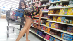 stephanie-mason-my-hotwife:  Walmart upskirt