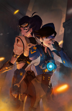 senshi-9: Truce——– After a heated encounter with another wave of Omnics from Null Sector, Cadet Oxton finds herself separated from the rest of the Overwatch Strike Team. Once she gets in contact with Commander Morrison, they establish a rendezvous