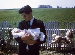 theheftyhideaway:  spookyboy:   Proud Dad and His Daughter, 1950s.  he can b my daddy  DILF. Yeah. Shit just got pervy up in here. 