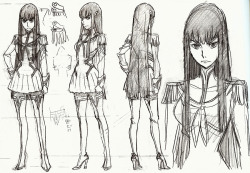 h0saki: Finished designs of Satsuki and Ryuko, illustrated by Sushio in The Art of KlK Vol 1.    babe and sis~ &lt;3 &lt;3 &lt;3