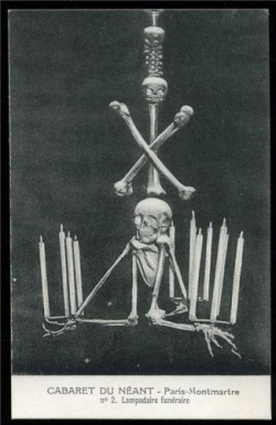 Morbid 19th century chandelier