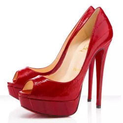 kitteninlouboutins:  Someone asked about Red Peep Toes…yeah any of these gorgeous beauties fit the bill. Mmmm I can just see them…over shoulders, held up in the air, leaning back holding the heels while riding on top or face down ass up gripping ankles