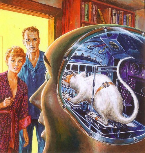 snuh:  Ed Emshwiller: Rat in the Skull - If Worlds of Science Fiction, December 1958  