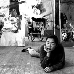 h-e-r-s-t-o-r-y:  BERNICE BING. Chinese American lesbian artist involved in the San Francisco art scene in the 1960s. She was known for her interest in the Beats and Zen Buddhism and for “calligraphy inspired abstraction” in her paintings. #lesbianculture
