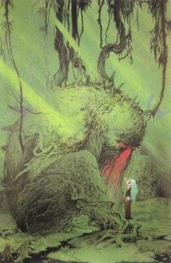 thegreatll:  Swamp Thing by Charles Vess