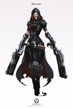 twisted-brit:  artsofheroes:    Overwatch - Reaper    I was wondering why her skin was white if she is supposed to be Reaper’s female form but from reading the description I now understand she is Katarina in cosplay xD good stuff, good stuff 