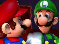 shutoffmywant:  mygearsarestartingtotremble:  gogogoblin:  darksungwyndolin:  jesus mario what is your damage  That’s enough-a the mariokart for you, Luigi!  Omg luna  I have mixed feelings towards this gif, laughing halfheartedly then hate Mario.