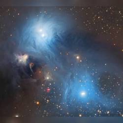 Stars and Dust in Corona Australis #nasa #apod #nebulas #ngc6726 #ngc6727 #ic4812 #gas #dust #clouds #stars #star #coronaaustralis #ngc6729 #nebulae #nebula #milkyway #galaxy #interstellar #universe #space #science #astronomy