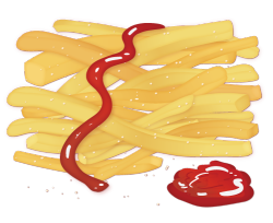 citriccomics:  some vector fries 