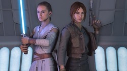Rey and Jyn Erso Starwars Battlefront modelshttp://www.mediafire.com/file/ca5k2s70y1c20yh/swbattlefront.rarPeople have been asking so here they are.  Models are as is (in other words kinda broken).  I probably won’t be fixing these up.Both are xnalara