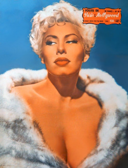 Lili St. Cyr is featured on the cover of the 87th issue of ‘FOLIES DE Paris et Hollywood’; a popular International (French-language) Men’s Magazine..