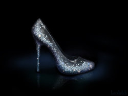 thelethifoldwitch:    A most sparkling, striking shoe from Beck Spoke Shoes, this was reputedly requested by Narcissa Malfoy, for the purpose of being worn to a Charity Auction. Indeed Mrs Malfoy eventually shed her shoes, using the extravagant jewels