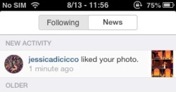 So apparently the voice  actress of flame princess in adventure time liked my photo on Instagram haha