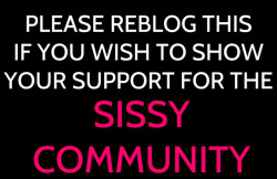 sissysherry69:  your-sweet-sissy:  513walt:  msrobbiecdsissy:  robertacdsblog:  bicurious-whiteboi:   marshaclosetcd:  bi-sexe: See my blog and feel free to message me  yes   I think I fit that category   I’m a sissy and I’m proud of it too 💋💋