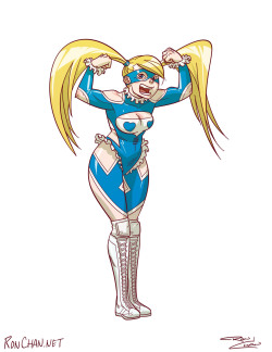 rondanchan:  Street Fighter Alpha 3 - Then and Now: R. Mika! The SFA3 - Then and Now Project:In 2005, I challenged a bunch of my art buddies to all draw the entire Street Fighter Alpha 3 cast with me. Each week, we drew a different character. Now, ten