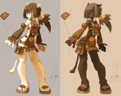 xa-colors:very old concept for the game “Wakfu” from ankama