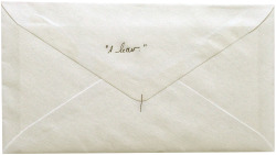 bl-ossomed:  therefined:  “Because sending a letter is the next best thing to showing up personally at someone’s door. Ink from your pen touches the stationary, your fingers touch the paper, your saliva seals the envelope, your scent graces the paper.