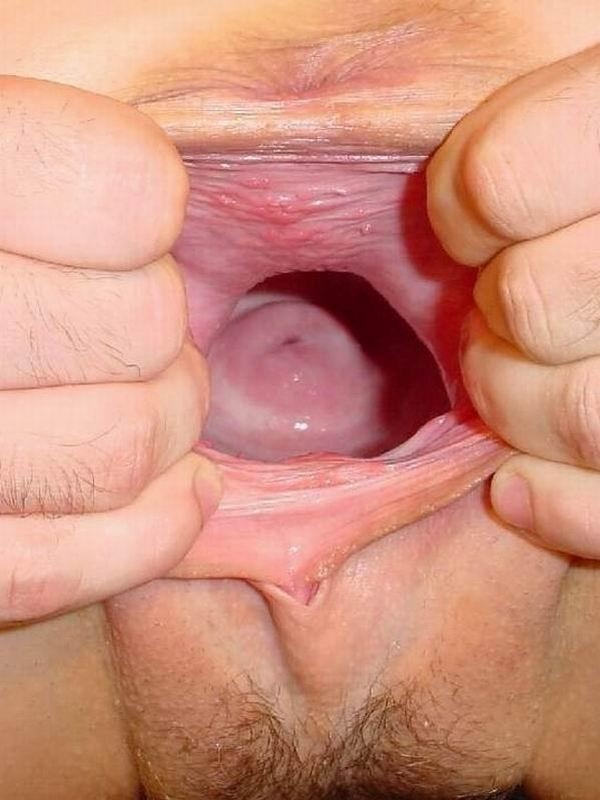 Inside pussy orgasm close up